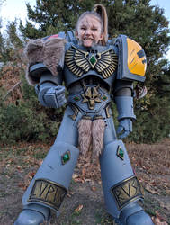 Warhammer 40k Space Wolf Boy - Cosplay Costume