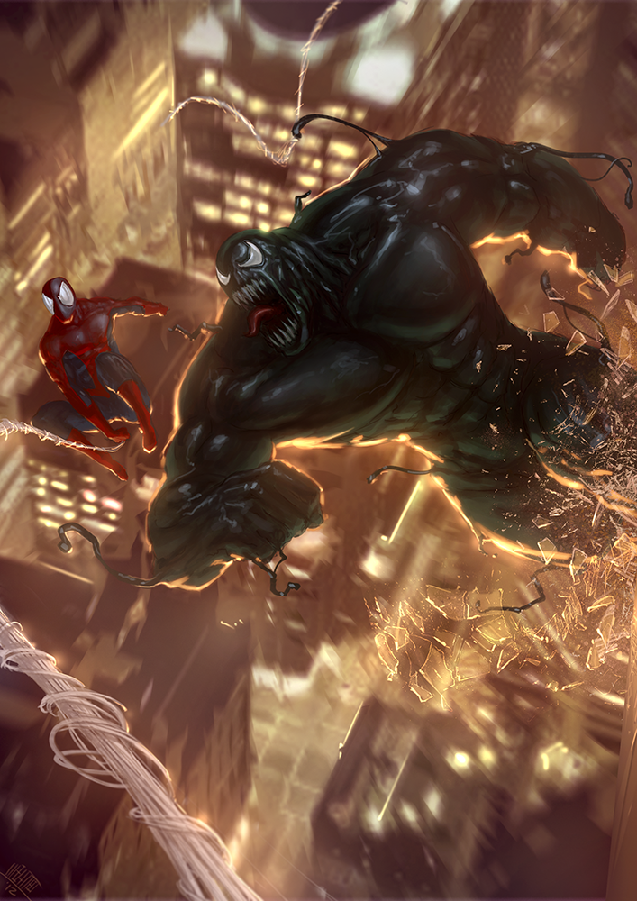 Symbiote bonds Hulk