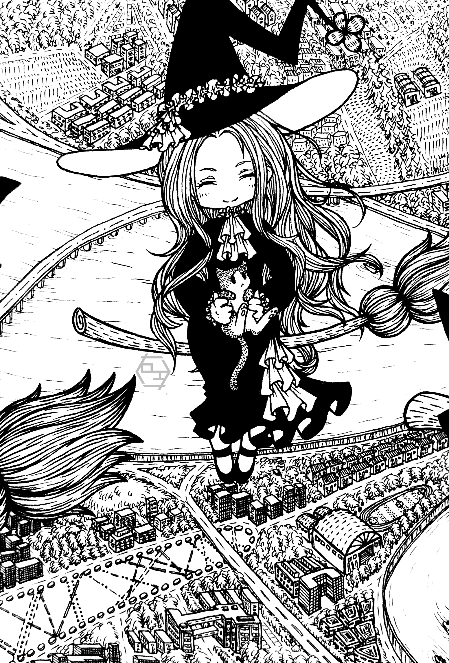 Four Little Witches by FatRabbitR on DeviantArt