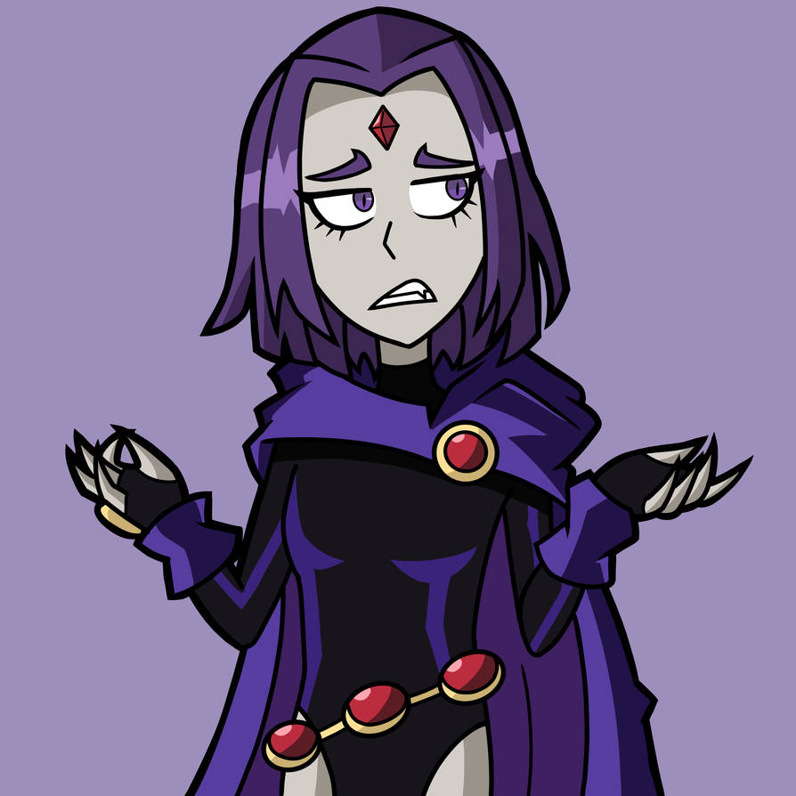 Raven Confused by flameheart39 on DeviantArt