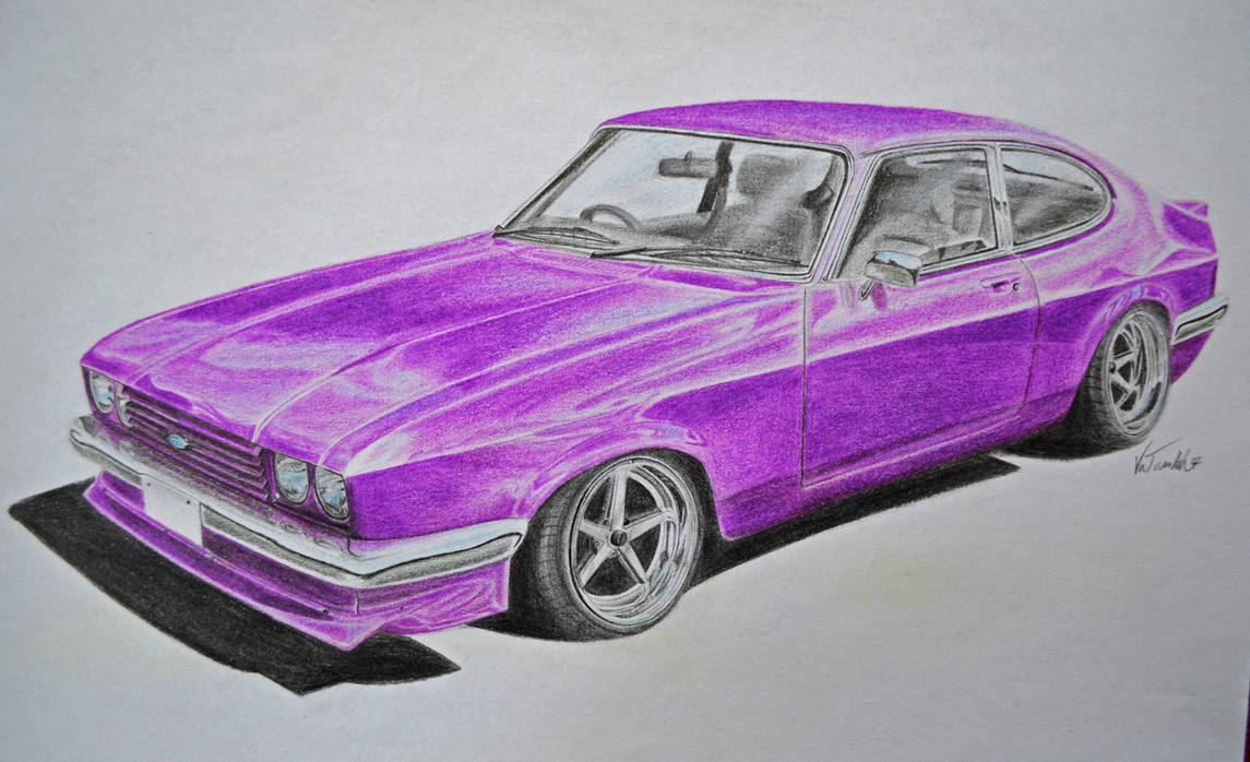 Ford Capri MK III on Work Equip 01 wheels by xMadish