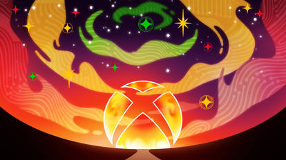 XBOX Fire Logo Wallpaper