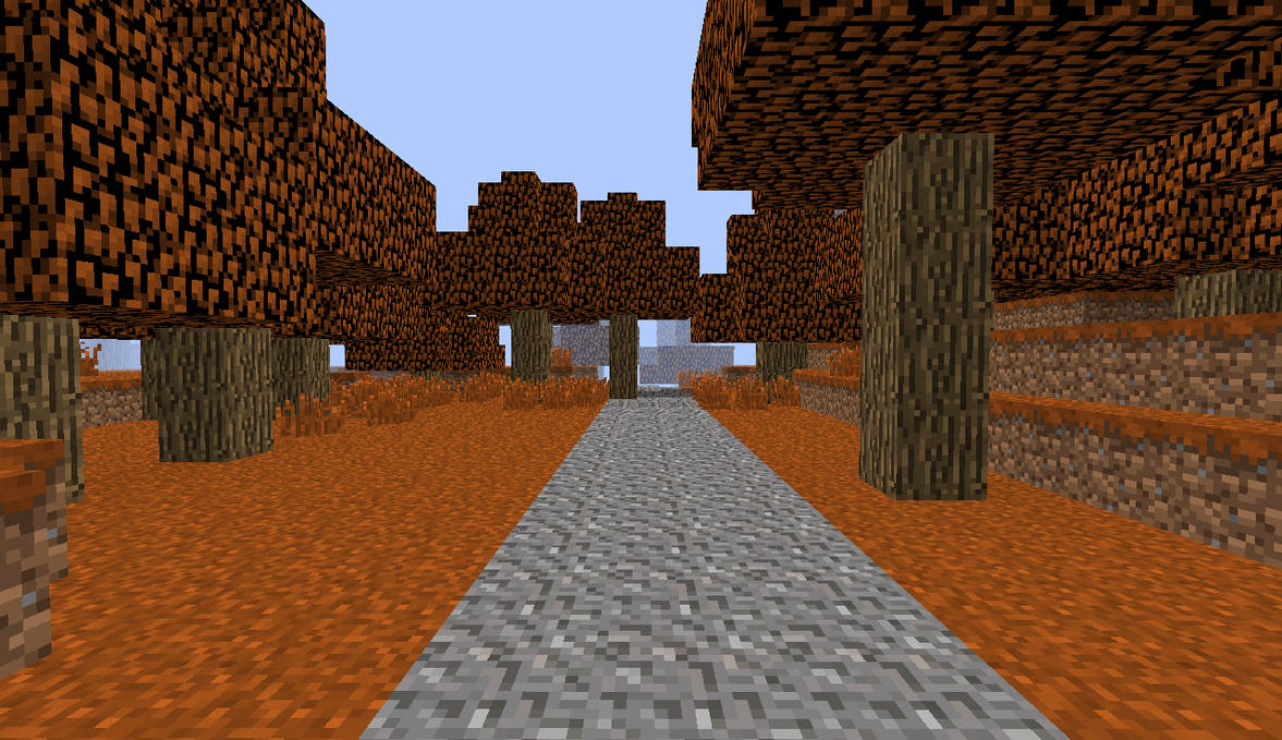 Windows XP Autumn Minecraft Wallpaper by SamBox436 on DeviantArt