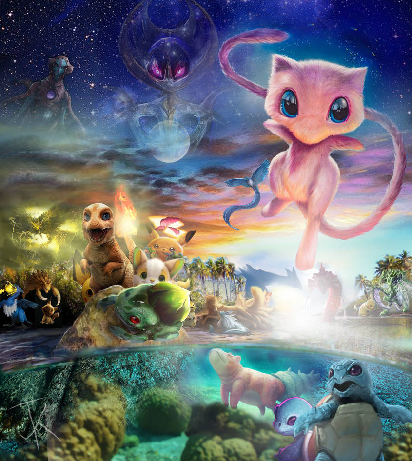 Pokemon Reeal Pokemon In Real Life Painting New Pokémon Game 'Pokemon Champions'
