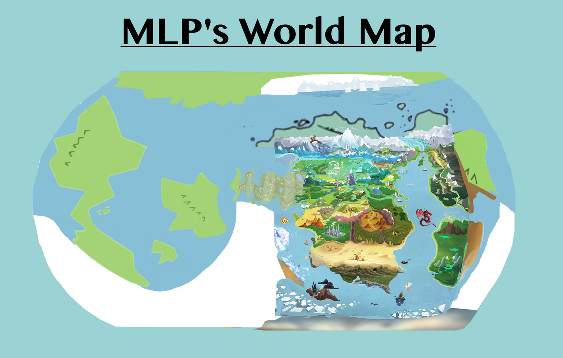 Mlp Mod Map MLP's World Map (transparent) by Fhoenox on DeviantArt