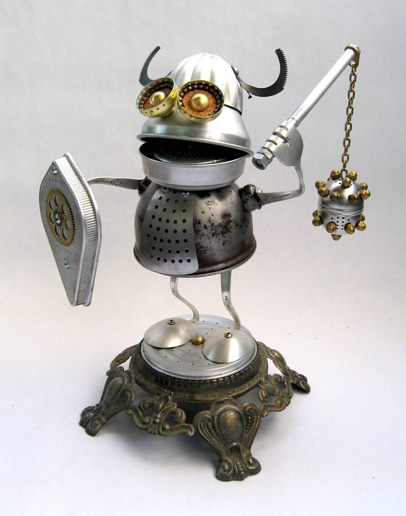 Alrik - Found Object Robot by adoptabot