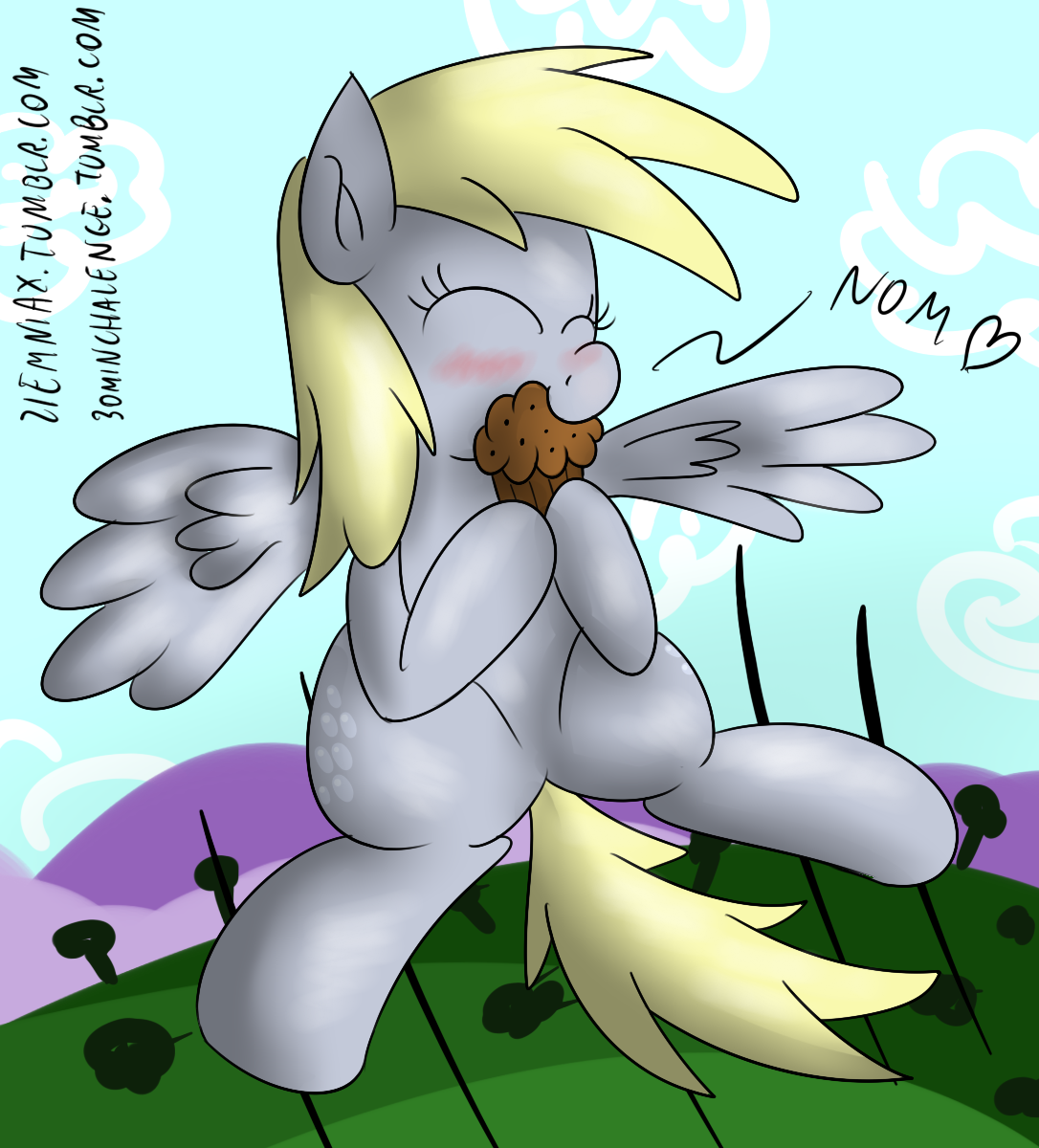 Derpy and her muffin 30 min art challenge