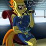 Spitfire at her office - anthro