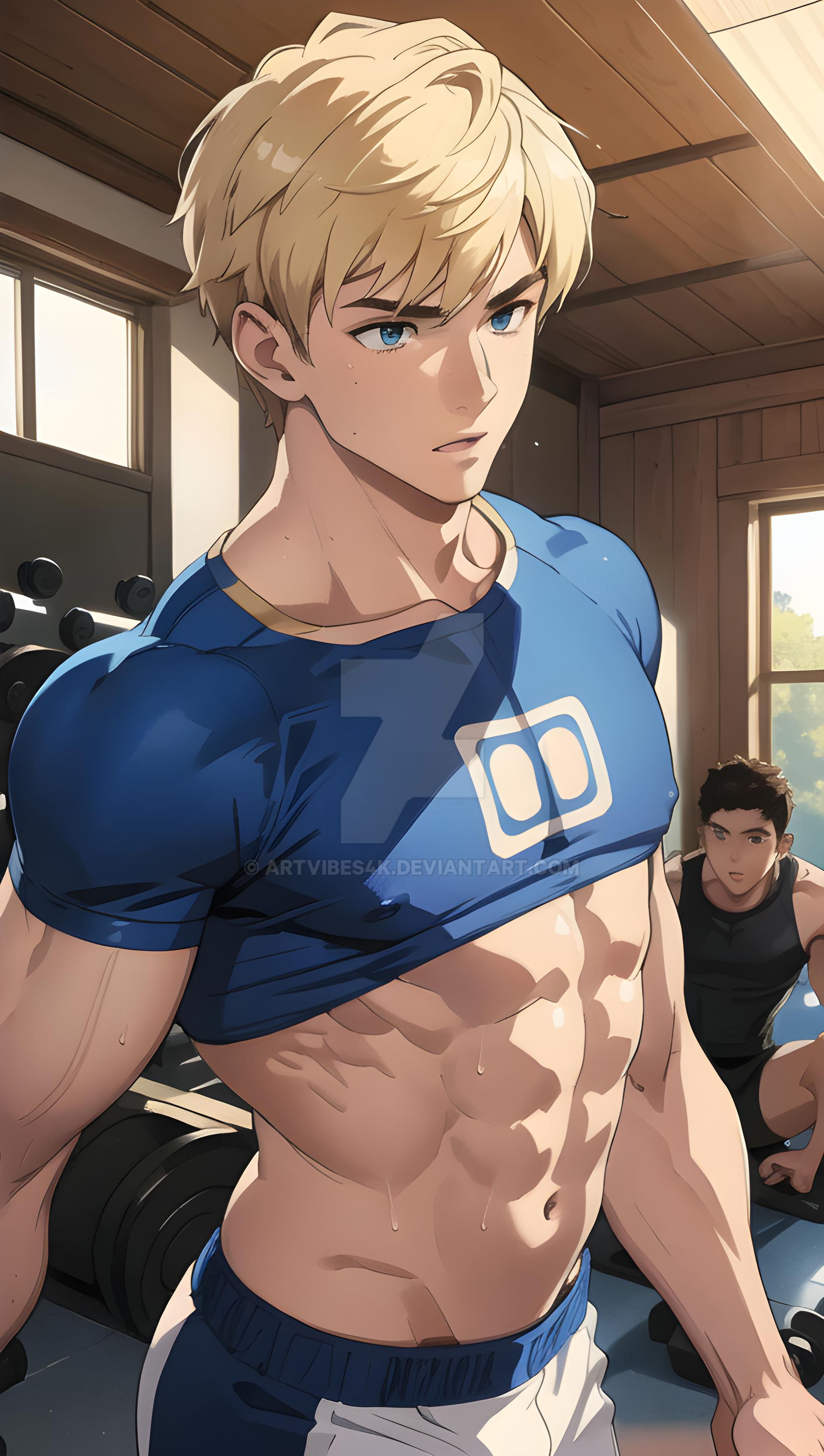 Beautiful Abs Beautiful abs aesthetics of gym guy by ArtVibes4K on DeviantArt