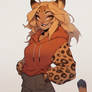 Fursona Furry Waifu a Tiger Lady