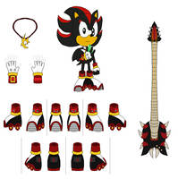 Shadow (Sonic Underground) - Concept Artwork