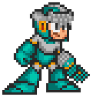 MegaMan (w/ Brick Power) - MM7 Style