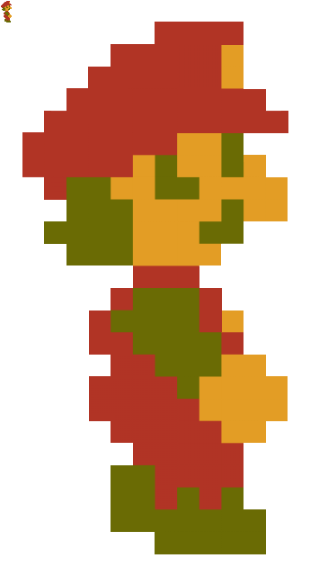 Mario (Super Mario 64) - SMB (NES) Style by MaikeruThePlayer on DeviantArt