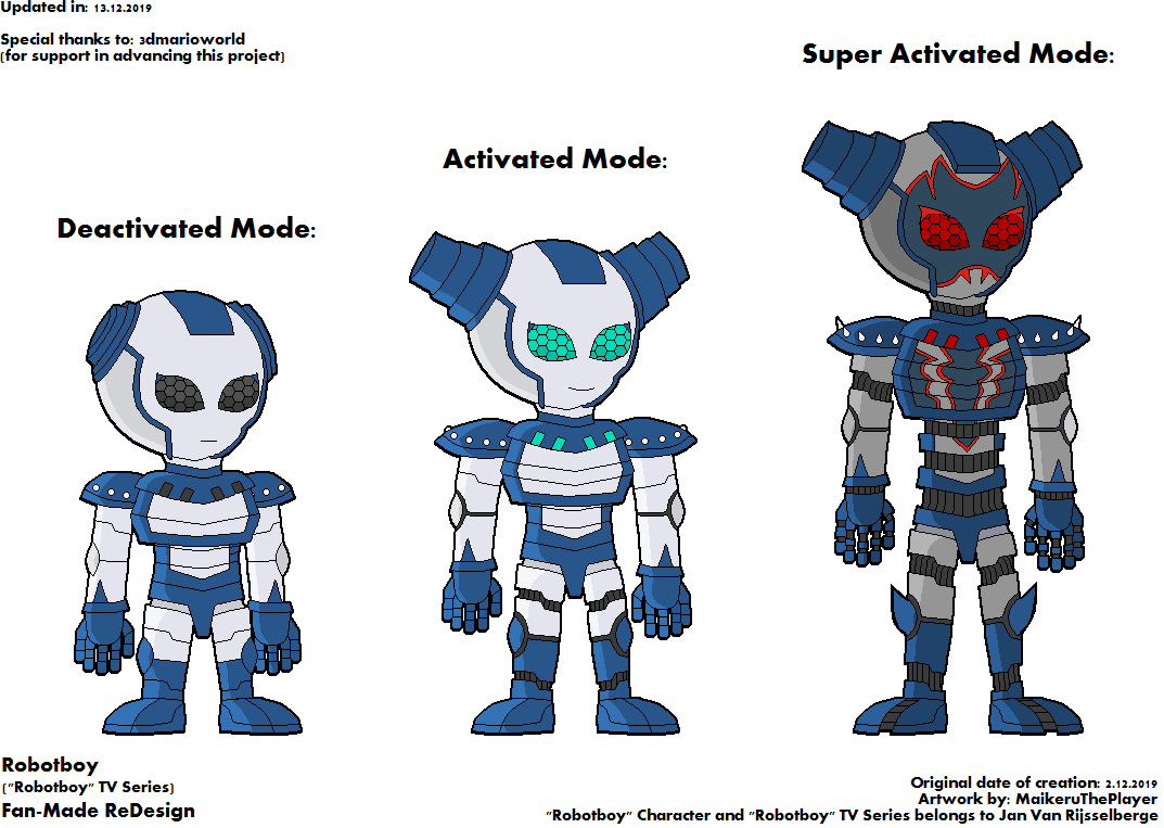 Robotboy (''Robotboy'') - FanMade ReDesign by MaikeruThePlayer on DeviantArt