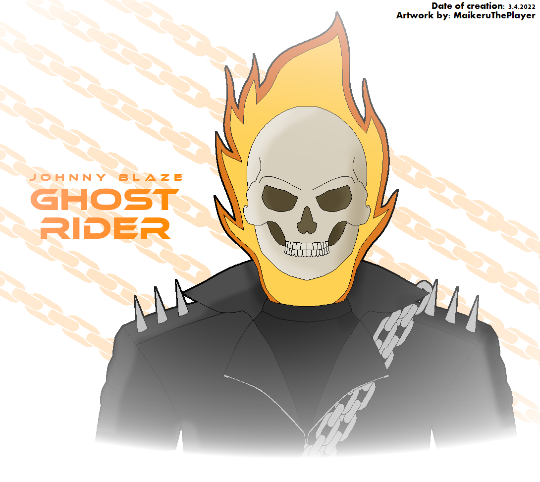 Johnny Blaze / Ghost Rider - MARVEL FanArt by MaikeruThePlayer on ...