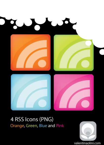 RSS Icons - PNG by Valen23901