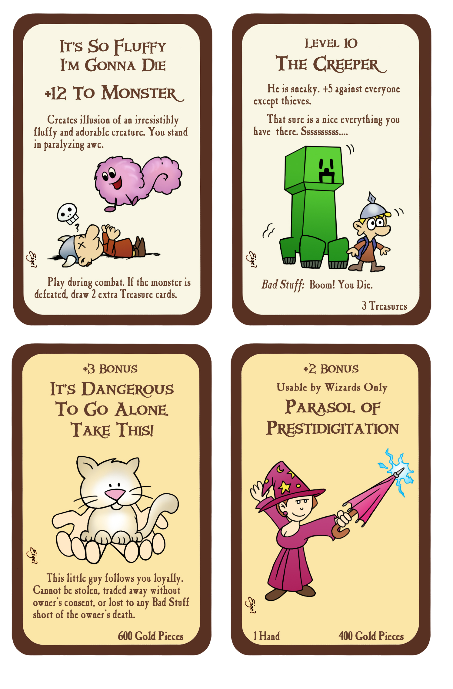Munchkin Custom Cards by Zaree-Nilerabanwen