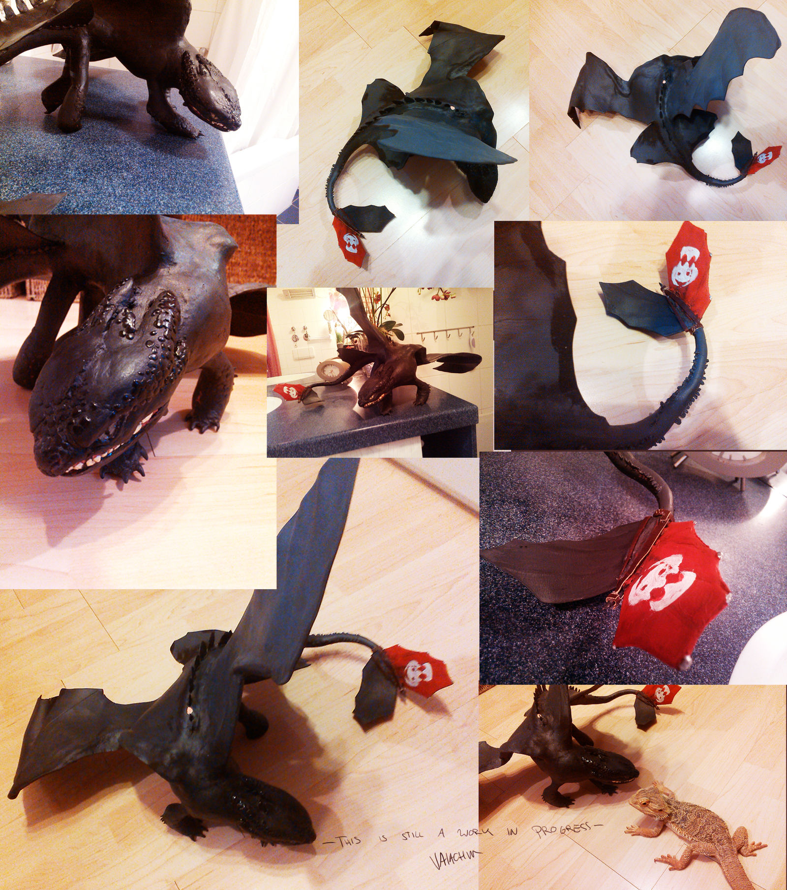 BAD photo update|Toothless sculpture