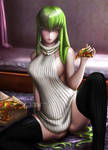 Want some pizza? (CC - Code Geass) by Asteltainn