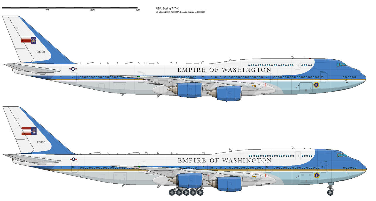Air Force One 747-8 by NATKING0088 on DeviantArt