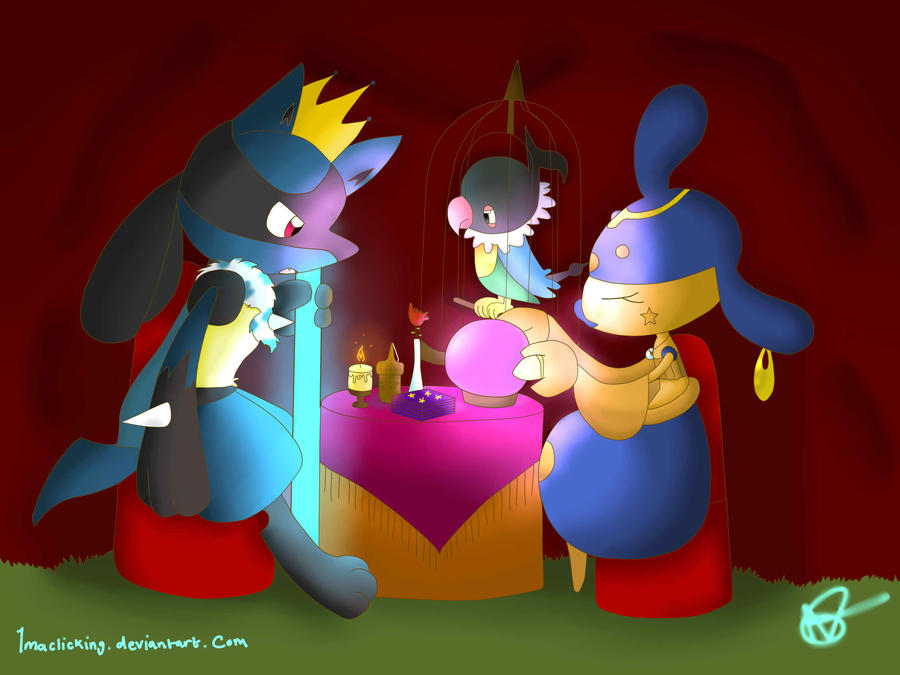 Lucario, Chatot and Medicham used role play...