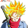 Trunks ascended ssj blue my version 1