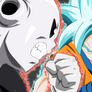 Goku ssj blue vs Universe11 Jiren