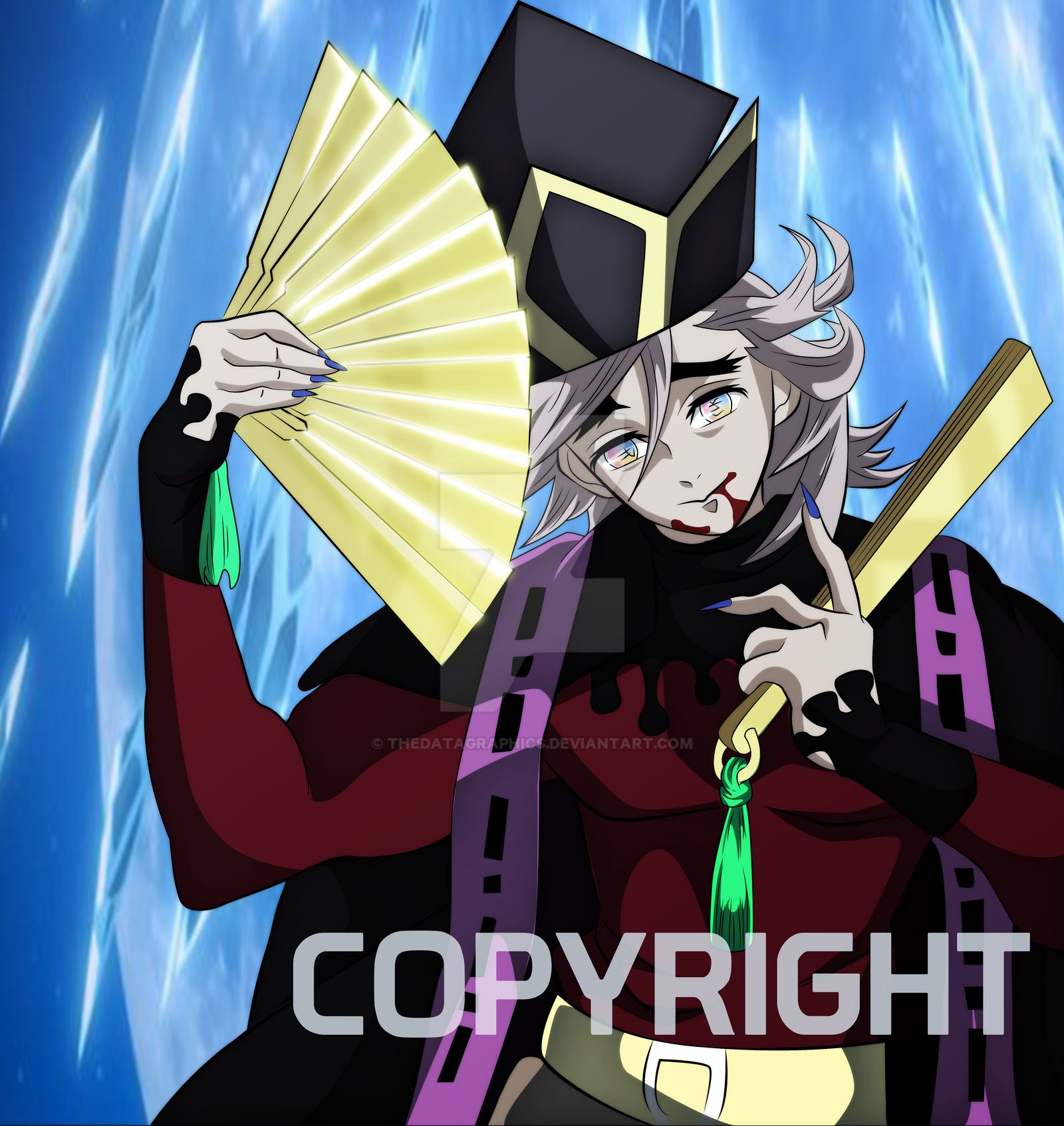 Doma Demon Slayer Anime Style By Thedatagraphics On Deviantart Doma Demon Slayer Anime Style By Thedatagraphics On Deviantart