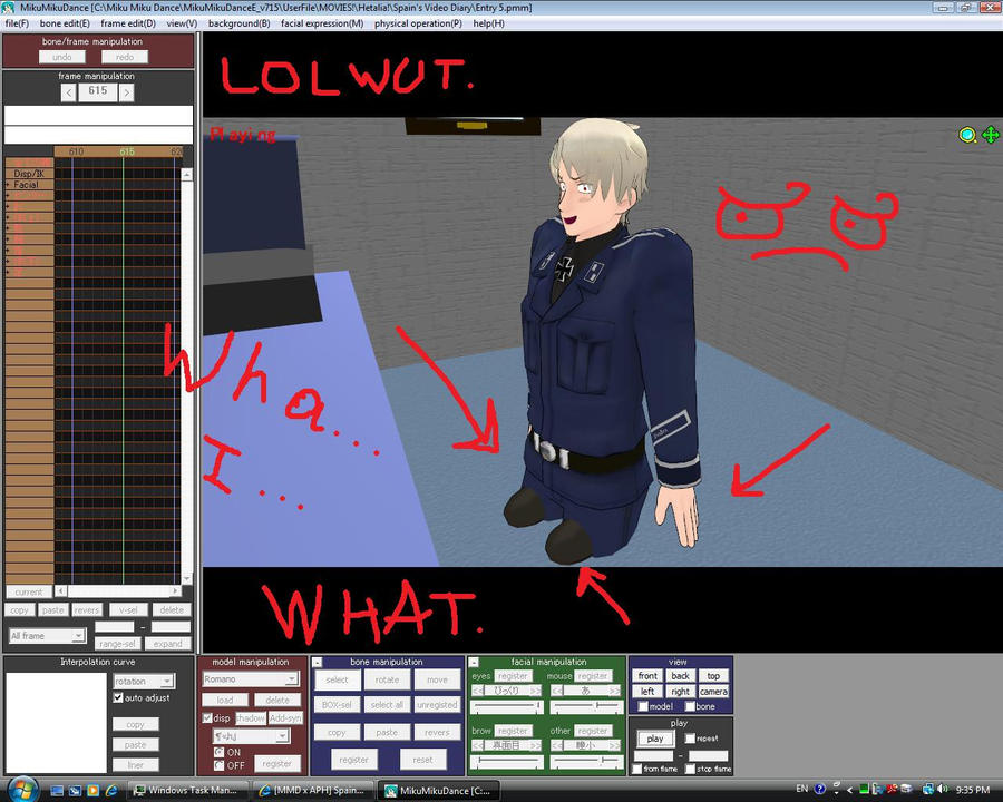 MMD Error - Prussia Midget