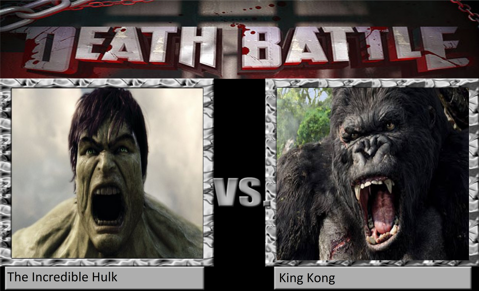 CGD64 Death Battle Incredible Hulk vs King Kong by.