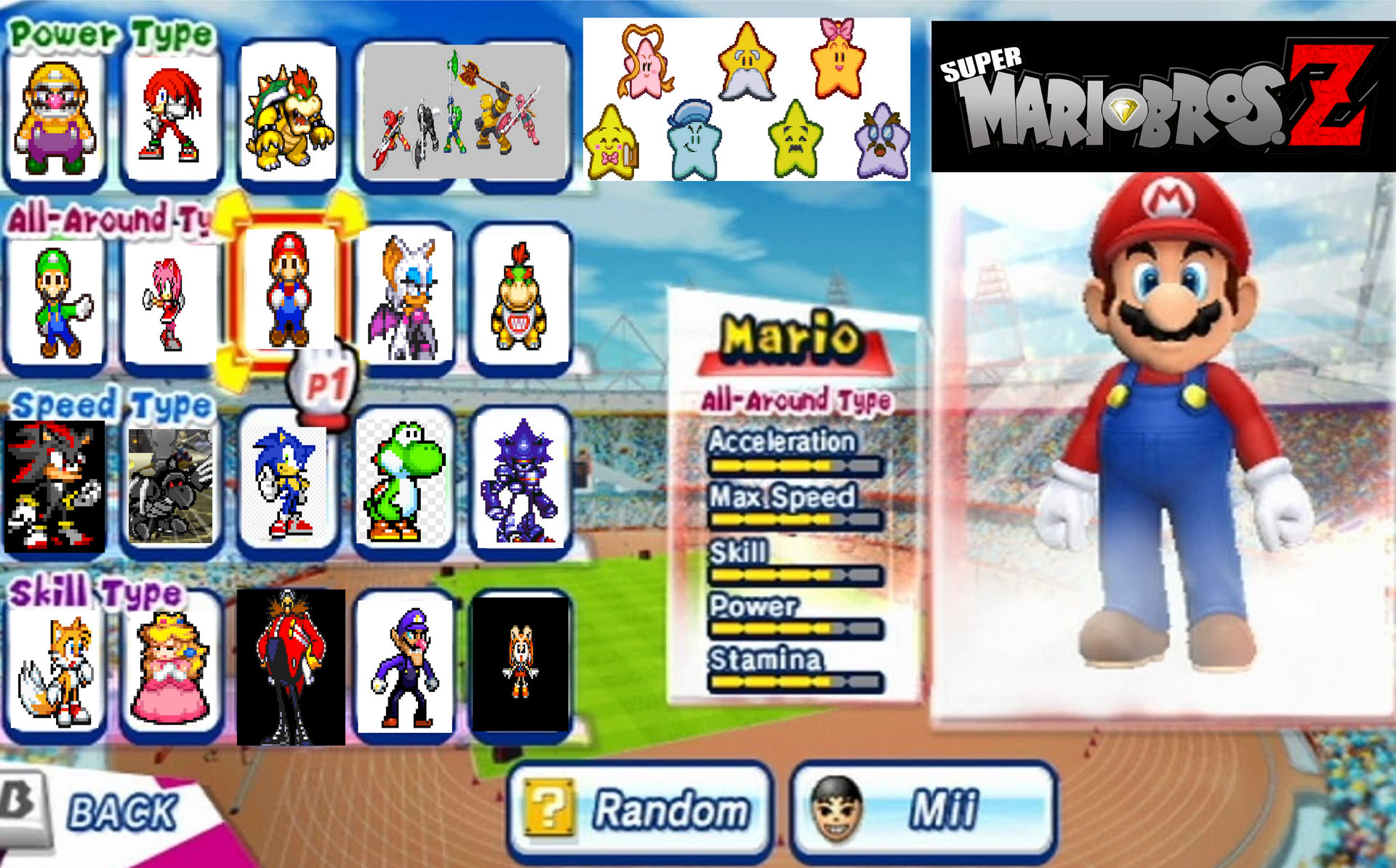 Super Mario Bros Z roster by CrazyGamerDragon64 on DeviantArt