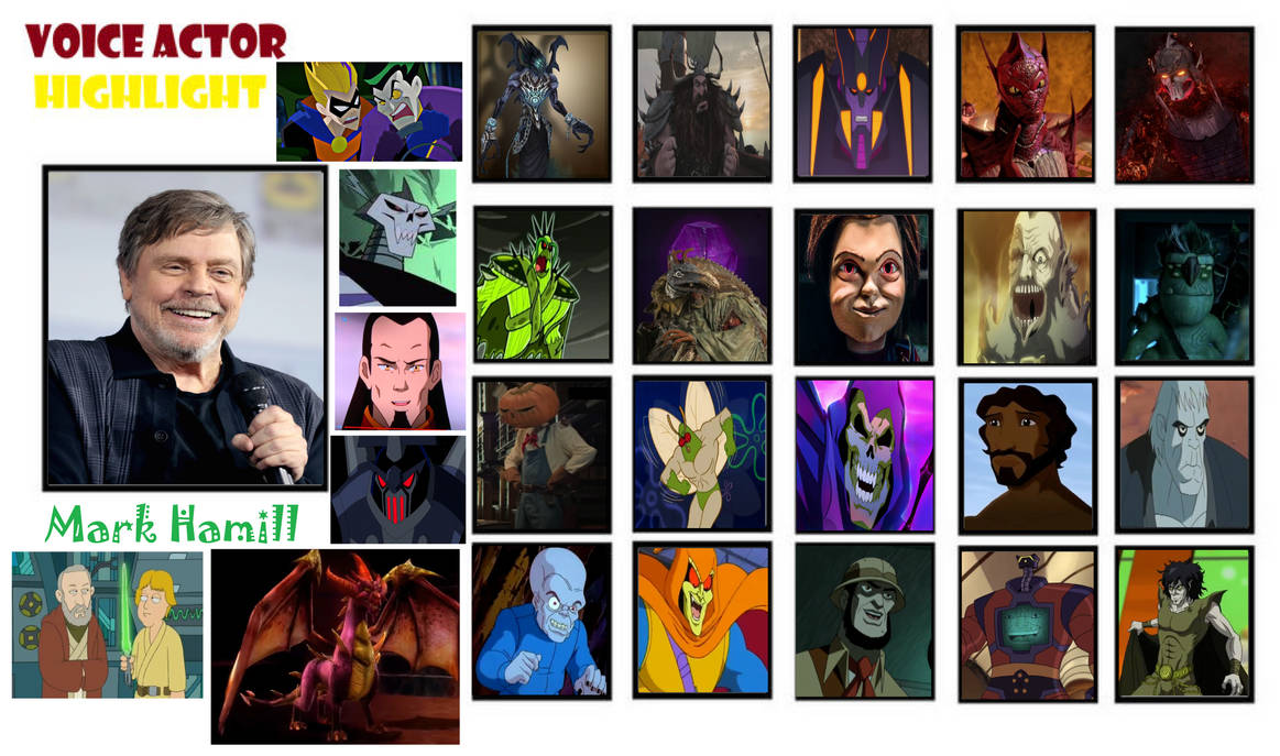 Voice Actor Spotlight Mark Hamill by CrazyGamerDragon64 on DeviantArt