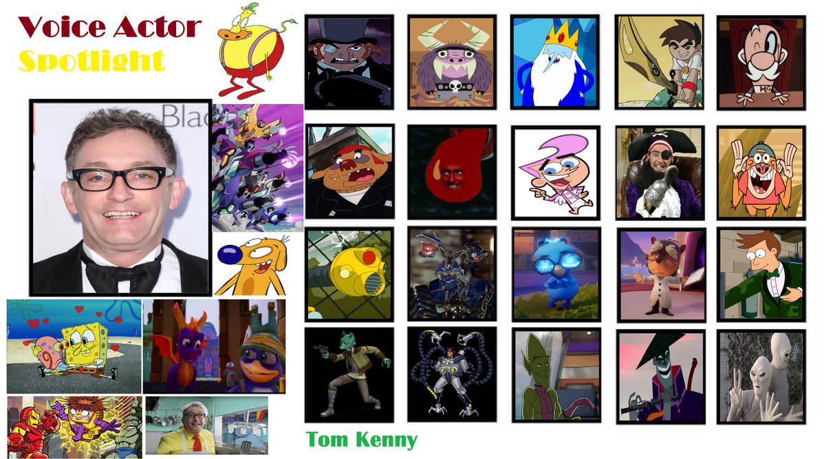 Voice Actor Spotlight: Tom Kenny by CrazyGamerDragon64 on DeviantArt
