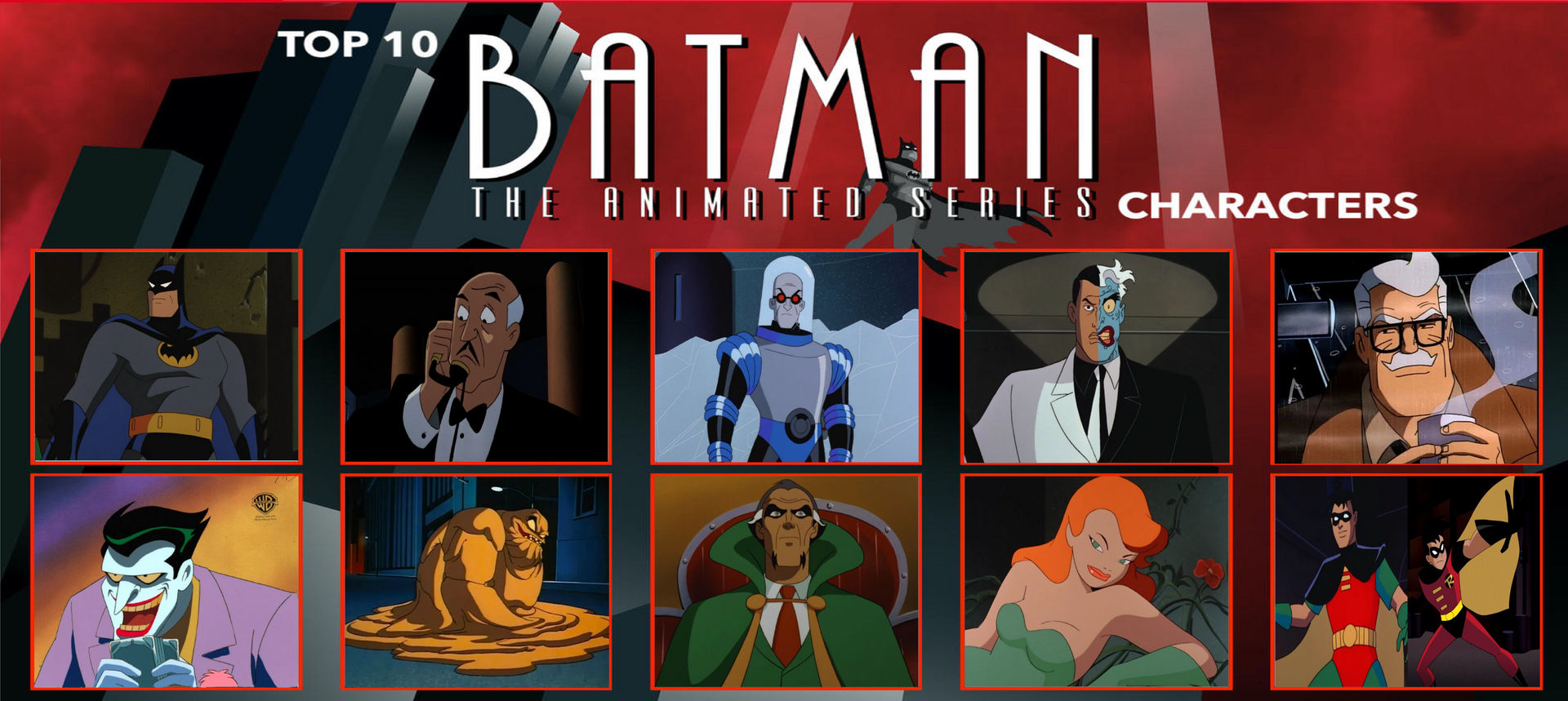 Top 10 Batman the Animated Series characters by CrazyGamerDragon64 on  DeviantArt