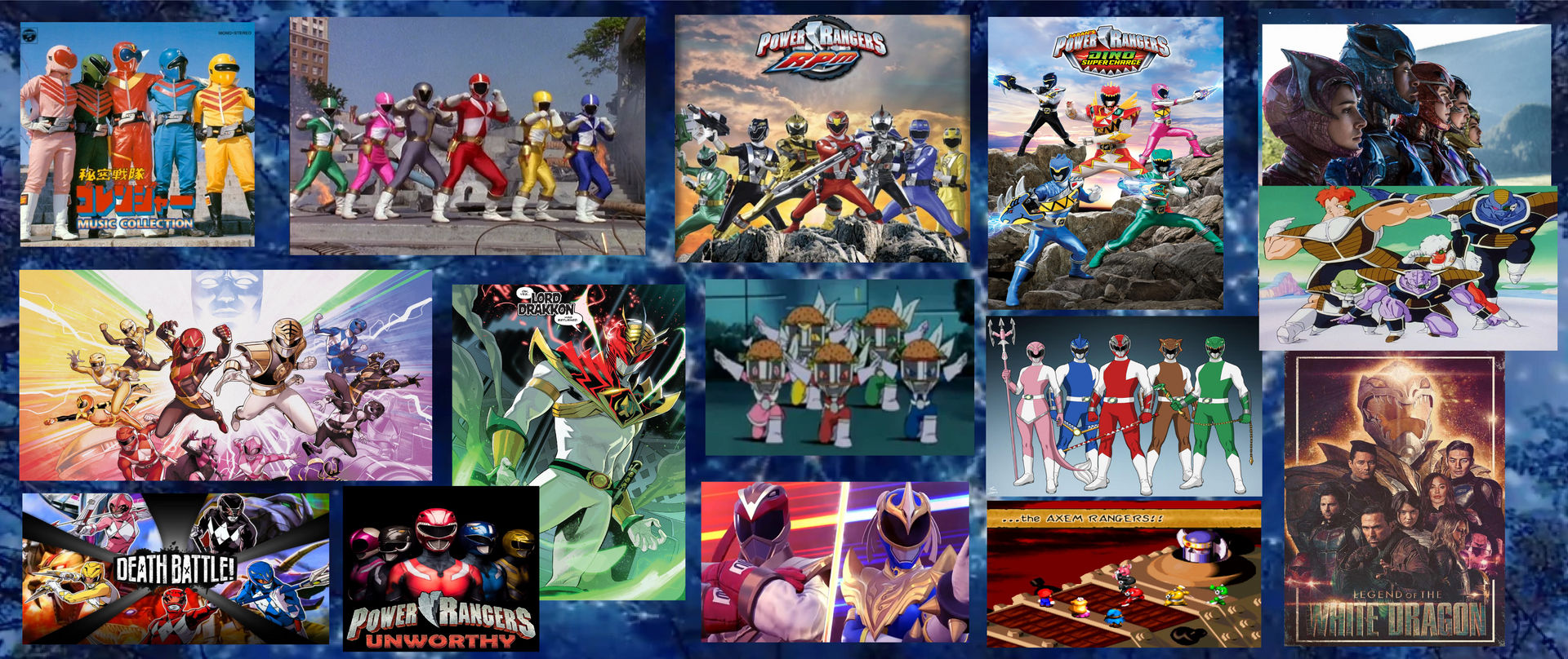 Power Rangers Multiple Power Rangers multiverse by CrazyGamerDragon64 on DeviantArt