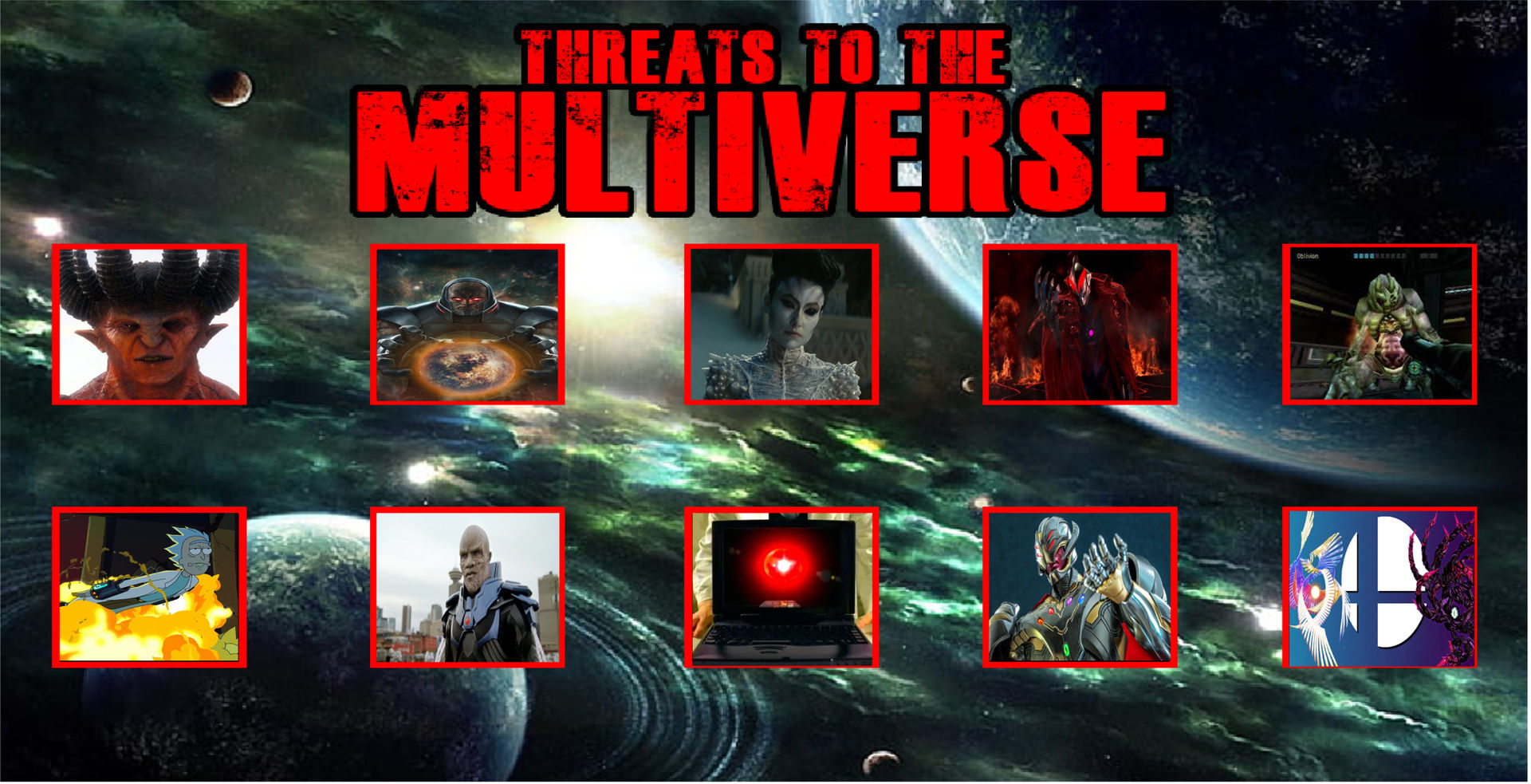 Multiversal Threats by CrazyGamerDragon64 on DeviantArt