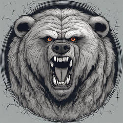 DreamUp Creation Ferocious Bear 