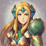 Zelda as Samus Aran 