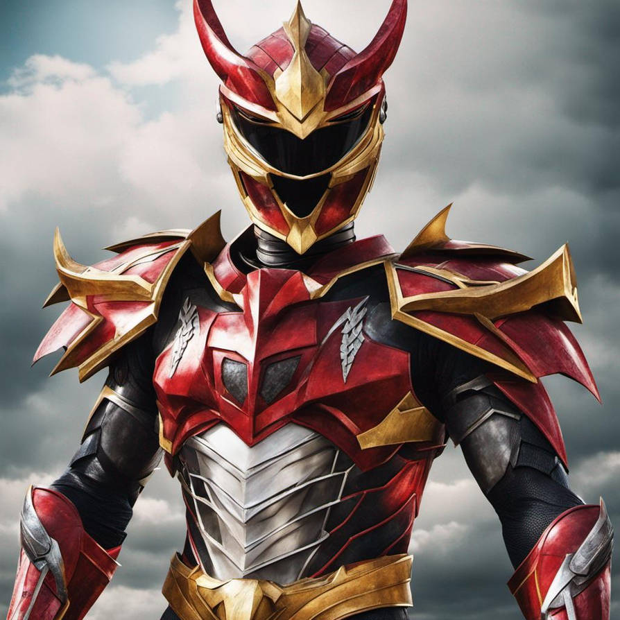Red Dragon Samurai Ranger DreamUp Creation by CrazyGamerDragon64 on ...