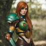 Aela the Huntress as Samus Aran