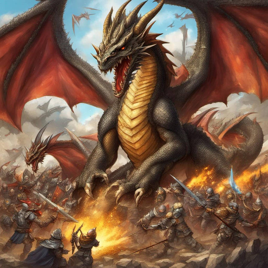 EPIC DRAGON WARS by CrazyGamerDragon64 on DeviantArt