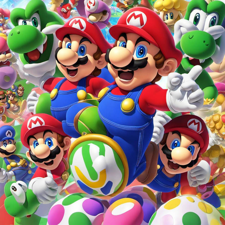 Mario Variants and Friends by CrazyGamerDragon64 on DeviantArt