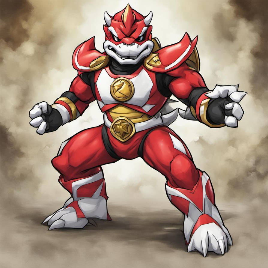 Red Bowser Ranger by CrazyGamerDragon64 on DeviantArt