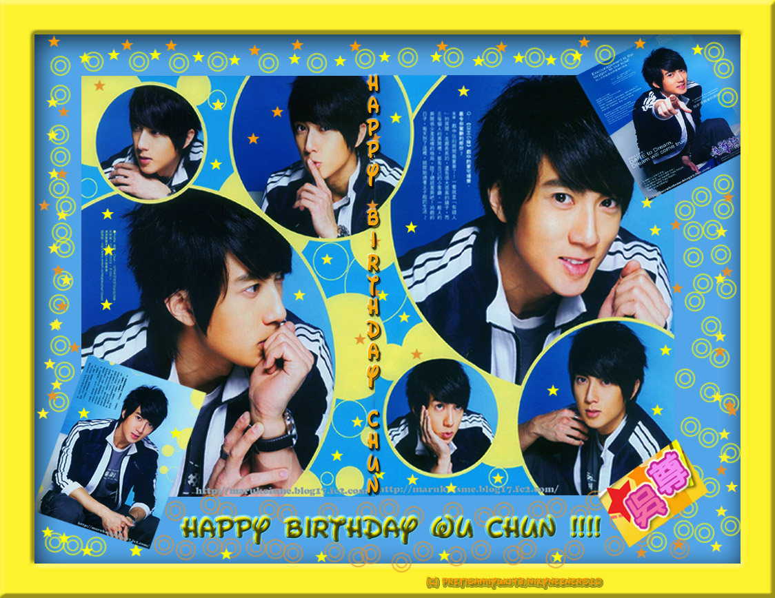 Wu Chun Birthday Wallpaper