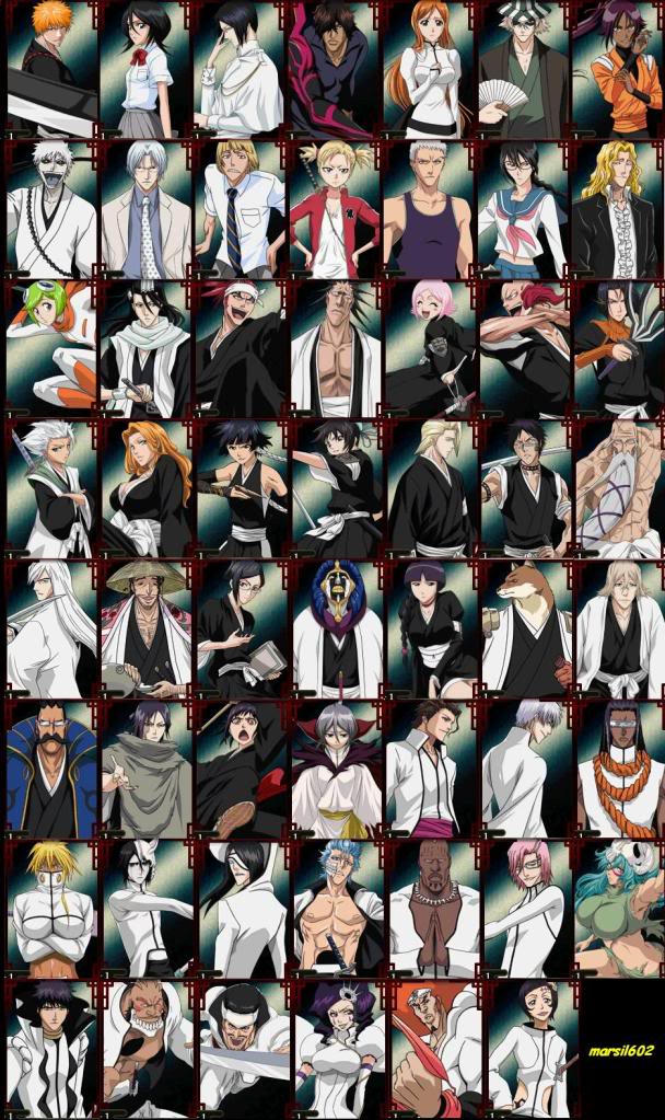 bleach all characters by klaushai on DeviantArt