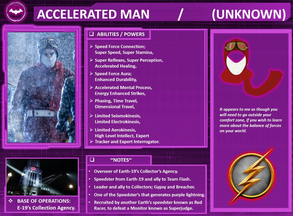 Accelerated Man Dc Character Profiles: Accelerated Man. by WallyRWest99 on DeviantArt