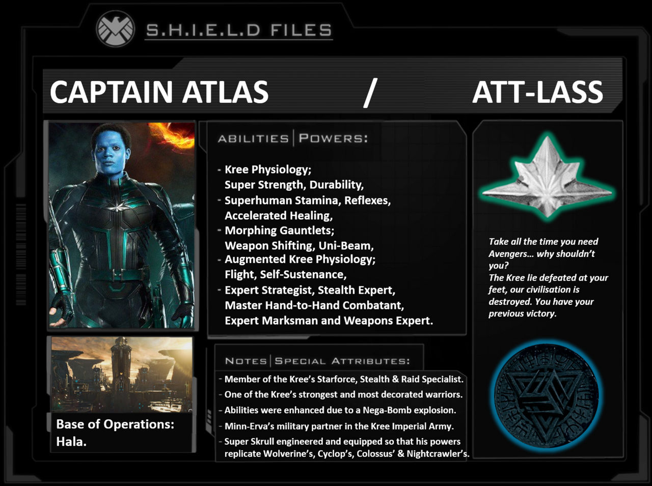 Character Profiles: Att-Lass. by WallyRWest99 on DeviantArt