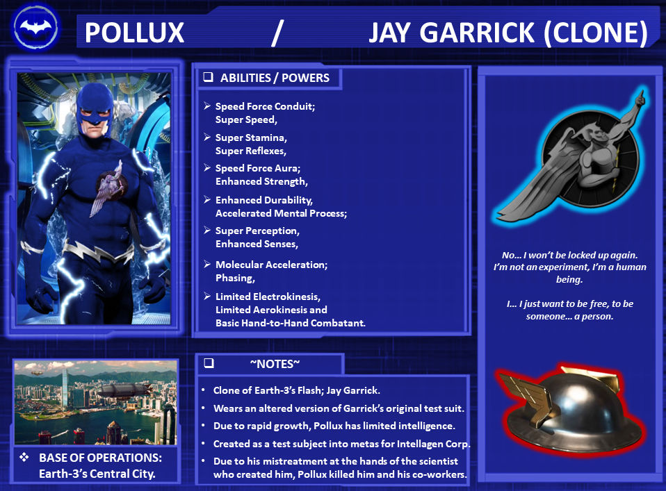 Character Profiles: Pollux. by WallyRWest99 on DeviantArt