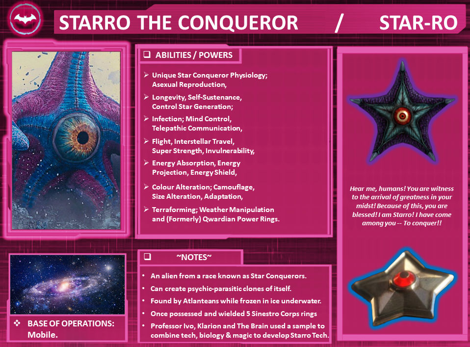 Starro Ride Character Profiles: Starro The Conqueror. by WallyRWest99 on DeviantArt