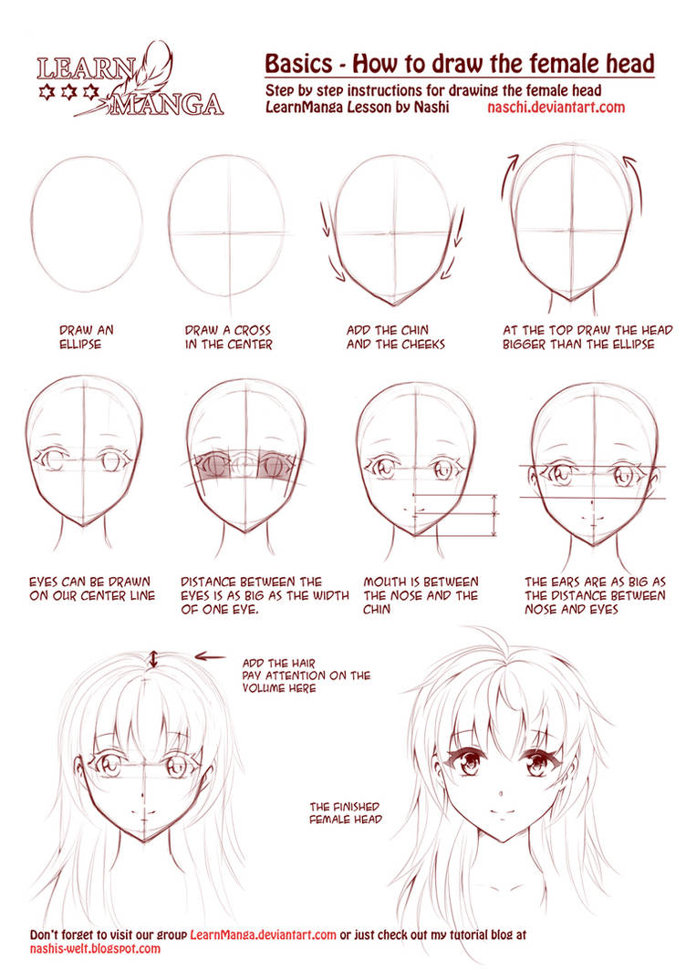 How to DRAW Anime GIRL Step by Step (Part 1) - Anime Drawing Tutorial for Beginners
